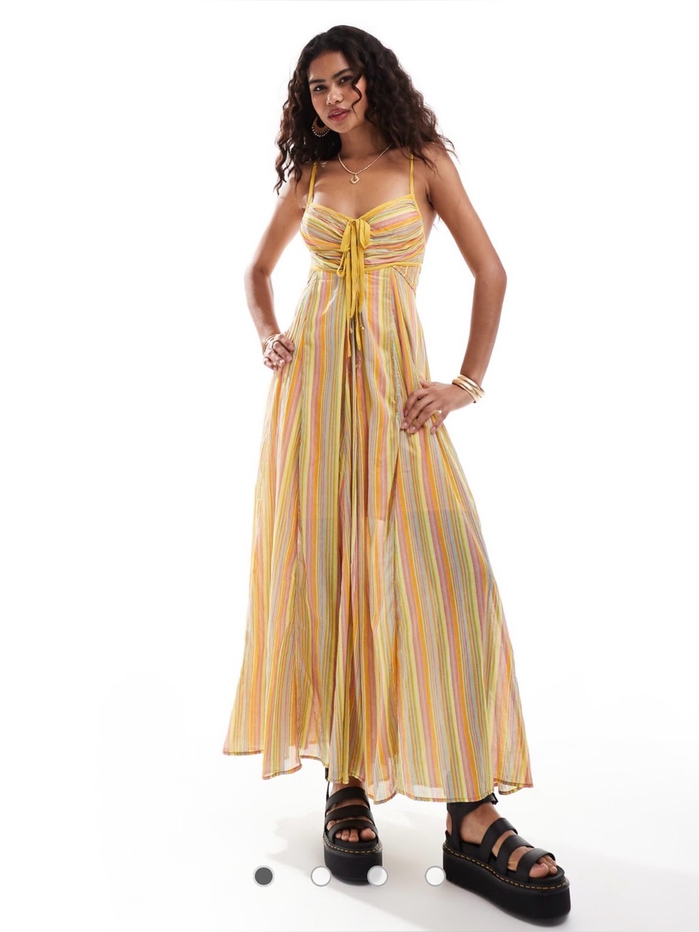 Free People Women's Dream Weaver Maxi Dress, size Large